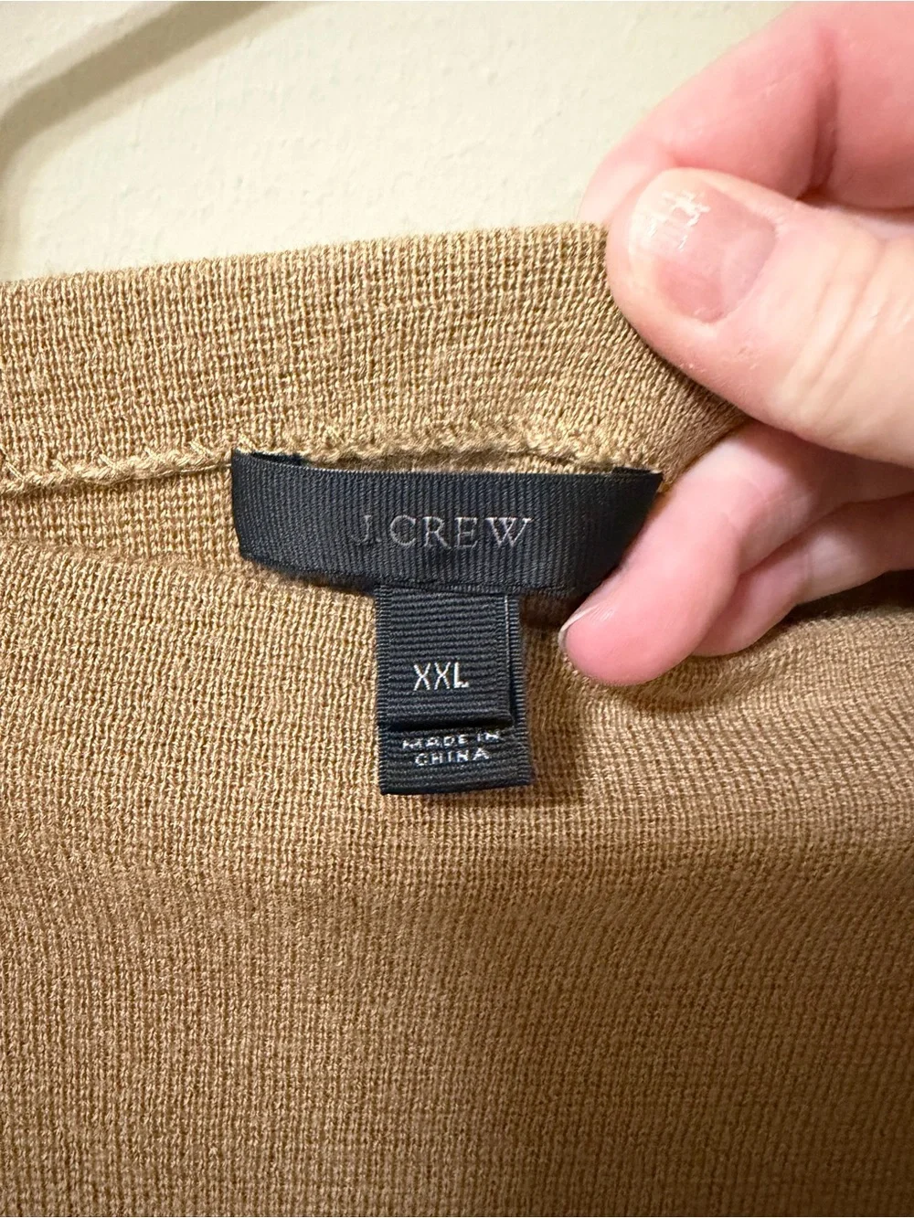 J. Crew women’s xxl chic Camel boat neck Sweater sophisticated classy wool